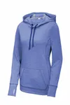 Sport-Tek Women's PosiCharge Tri-Blend Wicking Fleece Hooded Pullover. LST296 True Royal Heather