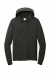 Port & Company Beach Wash Garment-Dyed Pullover Hooded Tee PC099H BLACK