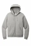 Nike Women's Club Fleece Sleeve Swoosh Full-Zip Hoodie NKFD9890 Dark Grey Heather
