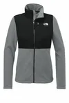 The North Face Women's Highest Peak Fleece-Jacke mit durchgehendem Reißverschluss NF0A8BUR TNF Medium Grey Heather/ TNF Black