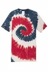 Port &amp; Company - Maglietta Tie-Dye. PC147 USA Arcobaleno
