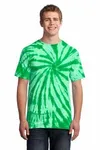 Port &amp; Company - Maglietta Tie-Dye. PC147 Spirale dell'isola