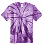 Port &amp; Company - Maglietta Tie-Dye. PC147 VIOLA