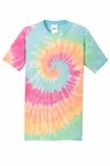 Port &amp; Company - Maglietta Tie-Dye. PC147 Arcobaleno pastello