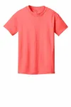 Port &amp; Company Youth Beach Wash Garment-Dyed Tee. PC099Y Neon-Koralle