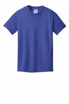 Port &amp; Company Youth Beach Wash Garment-Dyed Tee. PC099Y Blaue Schwertlilie