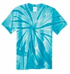 Port &amp; Company - Maglietta Tie-Dye. PC147 Turchese