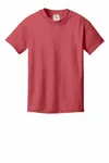 Port &amp; Company Youth Beach Wash Garment-Dyed Tee. PC099Y MERLOT