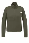 The North Face Damen Double-Knit 1/2-Zip Fleece NF0A8C5H Neu Taupe Grün