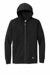 New Era Comeback Fleece Full-Zip Hoodie NEA551 BLACK