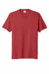 Port &amp; Company Maglietta in misto fan favorite. PC455 Rosso brillante Heather