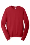 Port &amp; Company Fan-Favorit Fleece-Sweatshirt mit Rundhalsausschnitt. PC850 Team Kardinal
