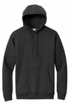 Port &amp; Company Essential Fleece Pullover Sweatshirt mit Kapuze. PC90H Schwarzes Heidekraut