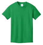 Port &amp; Company - T-shirt giovanile in cotone Core. PC54Y Verde trifoglio
