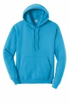 Port &amp; Company - Sweat à capuche en polaire Core. PC78H Bleu fluo