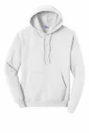 Port &amp; Company - Sweat à capuche en polaire Core. PC78H BLANC