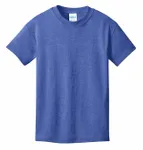 Port &amp; Company - T-shirt giovanile in cotone Core. PC54Y Heather Royal