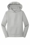 Port &amp; Company Youth Performance Fleece Pullover Hooded Sweatshirt. PC590YH ARGENT