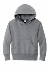 Port &amp; Company - Felpa con cappuccio Core Fleece Pullover Youth. PC90YH Erica atletica