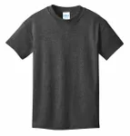 Port &amp; Company - T-shirt giovanile in cotone Core. PC54Y Grigio erica scuro