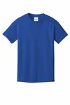 Port &amp; Company - T-shirt giovanile in cotone Core. PC54Y VERO REALE