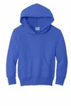 Port &amp; Company - Felpa con cappuccio Core Fleece Pullover Youth. PC90YH VERO REALE