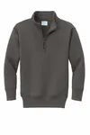 Port & Company Youth Core Fleece 1/4-Zip Pullover Sweatshirt PC78YQ Charcoal