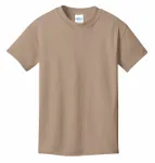 Port &amp; Company - T-shirt giovanile in cotone Core. PC54Y SABBIA
