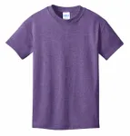 Port &amp; Company - T-shirt giovanile in cotone Core. PC54Y Viola erica