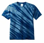 Port & Company - Tiger Stripe Tie-Dye Tee. PC148 Navy