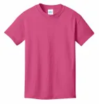 Port &amp; Company - T-shirt giovanile in cotone Core. PC54Y SANGRIA