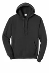 Port &amp; Company - Sweat à capuche en polaire Core. PC78H Noir chiné