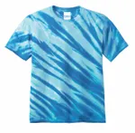 Port & Company - Tiger Stripe Tie-Dye Tee. PC148 ROYAL