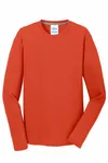Port & Company Long Sleeve Performance Blend Tee. PC381LS Orange