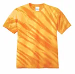 Port & Company - Tiger Stripe Tie-Dye Tee. PC148 Gold
