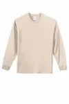 Port & Company - Tall Long Sleeve Essential Tee. PC61LST Natural