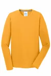Port & Company Long Sleeve Performance Blend Tee. PC381LS Gold