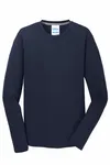 Port & Company Long Sleeve Performance Blend Tee. PC381LS DEEP NAVY