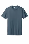 Port & Company Tri-Blend Tee. PC330 Steel Blue Heather