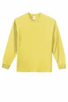 Port & Company - Tall Long Sleeve Essential Tee. PC61LST YELLOW