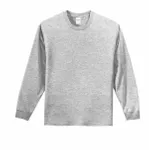 Port & Company - Tall Long Sleeve Essential Tee. PC61LST Ash