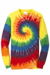 Port &amp; Company Tie-Dye Long Sleeve Tee. PC147LS ORADEAU