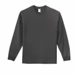 Port & Company - Tall Long Sleeve Essential Tee. PC61LST Charcoal