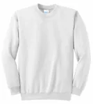 Port & Company Tall Essential Fleece Crewneck Sweatshirt. PC90T WHITE