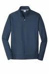 Port &amp; Company Performance Fleece 1/4-Zip Pullover Sweatshirt. PC590Q BLU PROFONDO