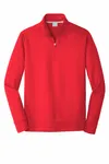 Port &amp; Company Performance Fleece 1/4-Zip Pullover Sweatshirt. PC590Q ROSSO