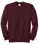 Port & Company Tall Essential Fleece Crewneck Sweatshirt. PC90T Maroon