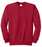 Port & Company Tall Essential Fleece Crewneck Sweatshirt. PC90T RED