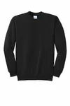 Port & Company Tall Essential Fleece Crewneck Sweatshirt. PC90T Jet Black