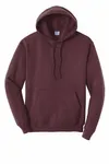 Port &amp; Company - Sweat à capuche en polaire Core. PC78H Marron Athletic Heather